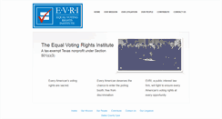 Desktop Screenshot of equalvotingrights.org